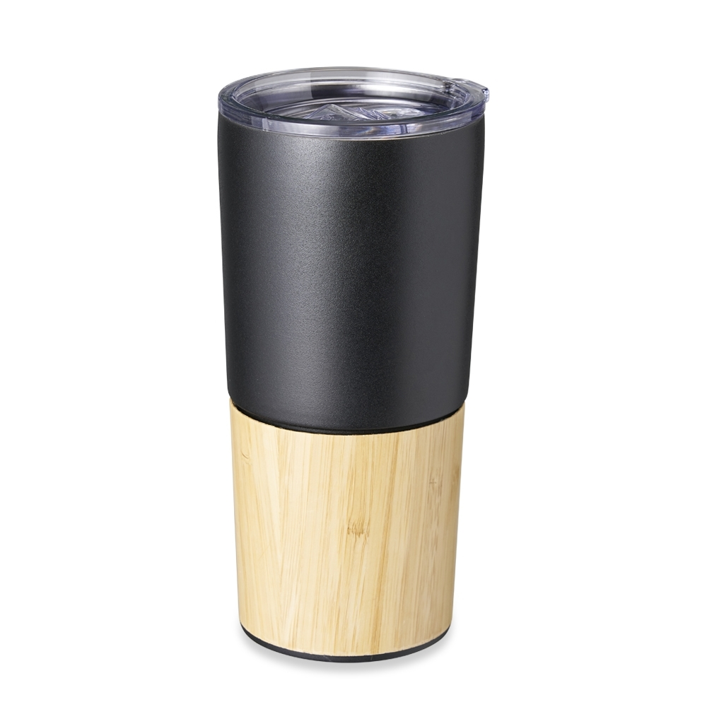 Copo Térmico Bambu 600ml Preto sem personalização