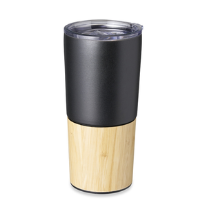 Copo Térmico Bambu 600ml Preto sem personalização