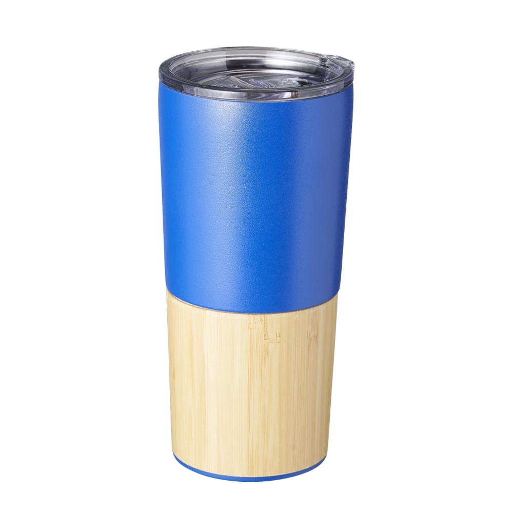 Copo Térmico Bambu 600ml Azul sem personalização