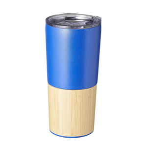 Copo Térmico Bambu 600ml Azul sem personalização