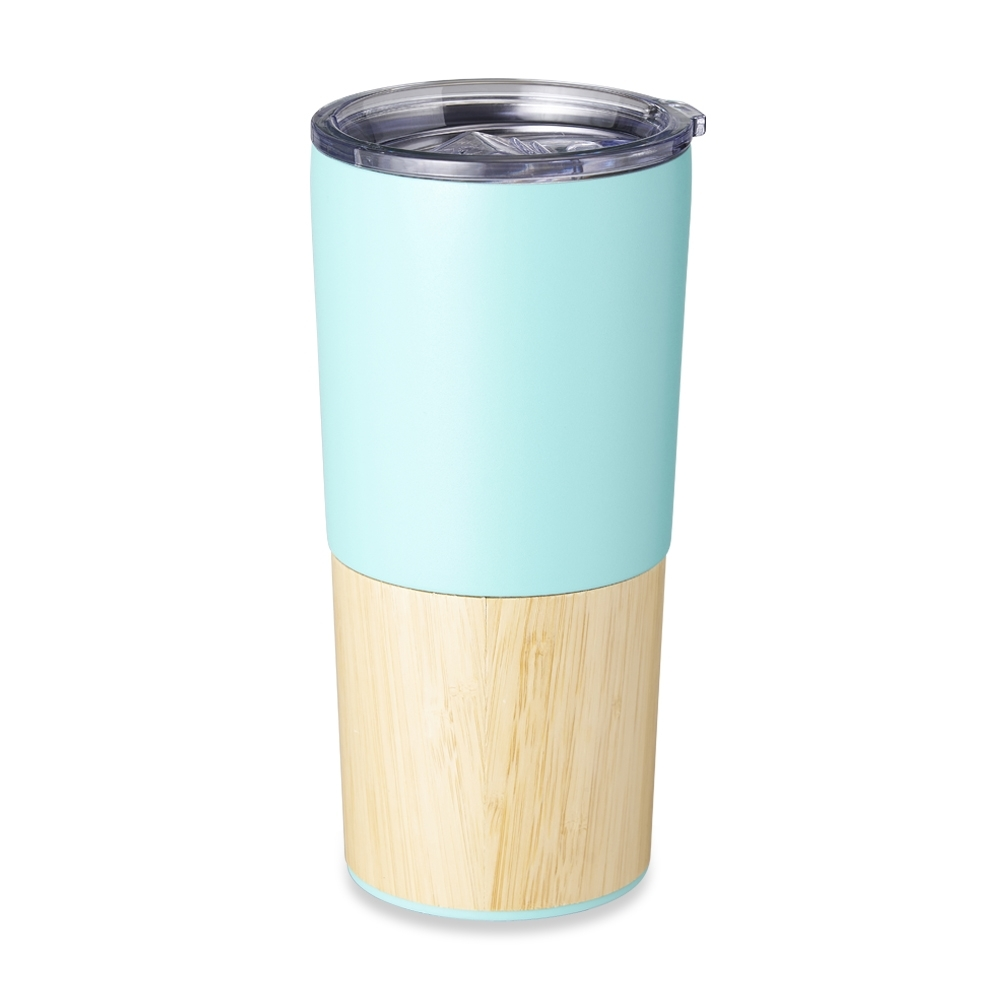 Copo Térmico Bambu 600ml Verde claro sem personalização