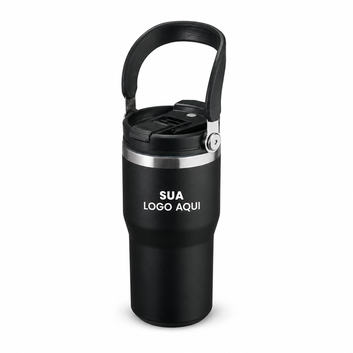 Copo Térmico 600ml — capa com aplicação ilustrativa
