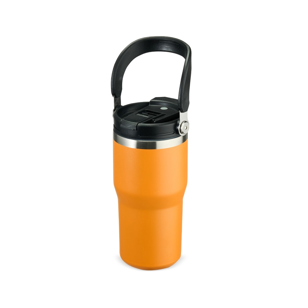 Copo Térmico 600ml Laranja sem personalização