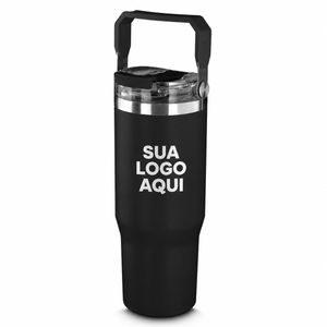 Copo Térmico 900ml — capa com aplicação ilustrativa