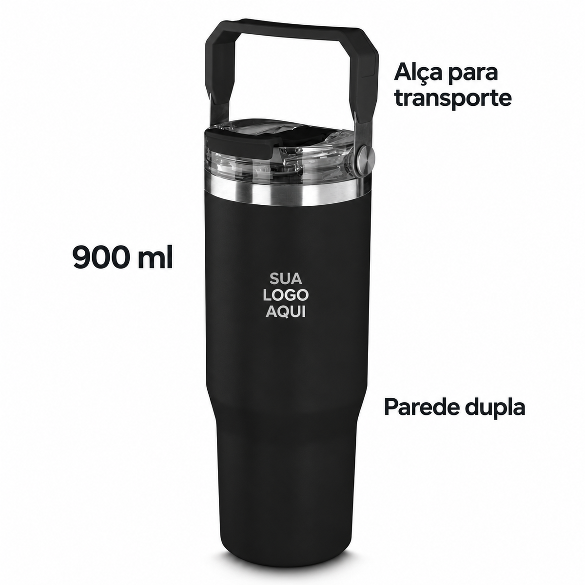Copo Térmico 900ml — detalhes técnicos
