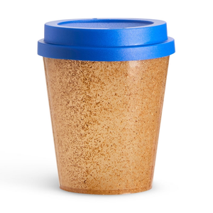 Copo Fibra de Coco 350ml Azul sem personalização