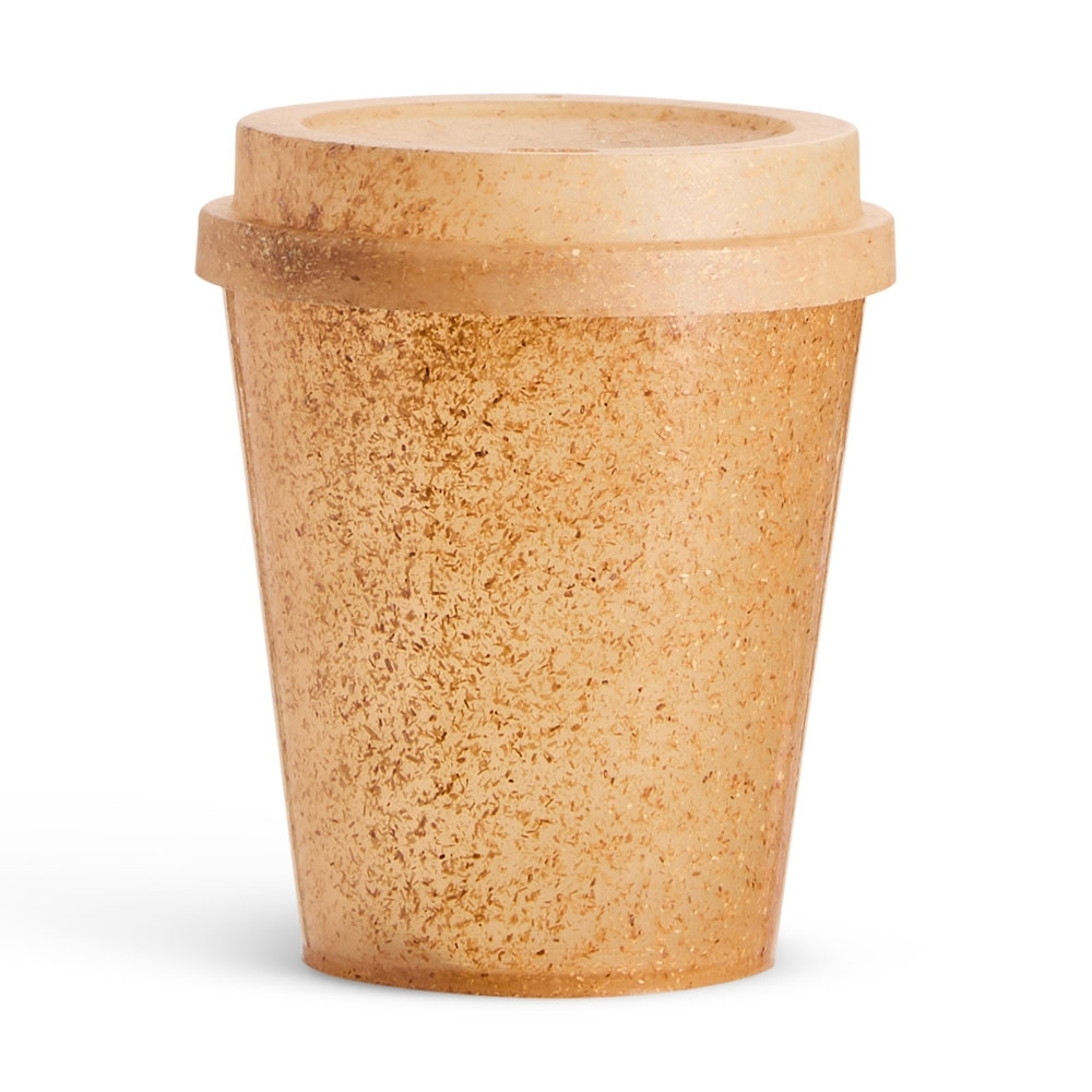 Copo Fibra de Coco 350ml Natural sem personalização