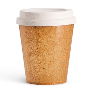 Copo Fibra de Coco 350ml Branco sem personalização