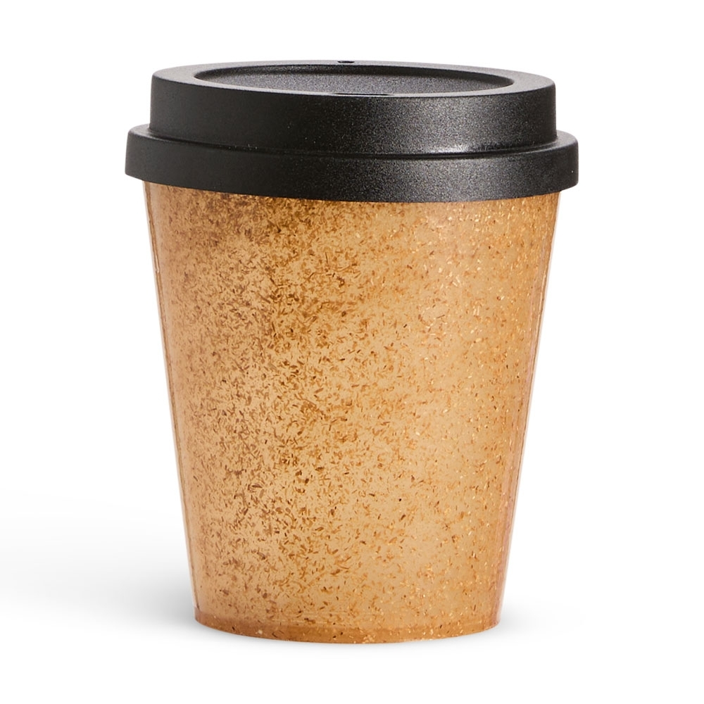 Copo Fibra de Coco 350ml Preto sem personalização