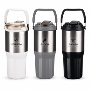 Copo Térmico 700ml — exemplos ilustrativos de personalização