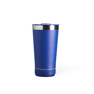 Copo Térmico 400ml com Caixa de Som Azul sem personalização