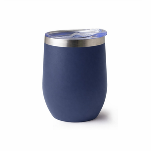 Copo térmico inox 320 ml SKU 14726B Azul Escuro com tampa