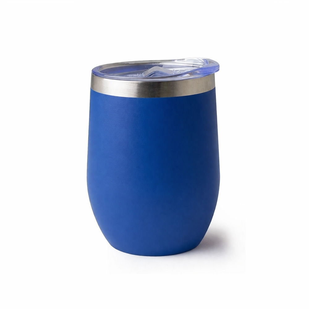 Copo térmico inox 320 ml SKU 14726B Azul com tampa
