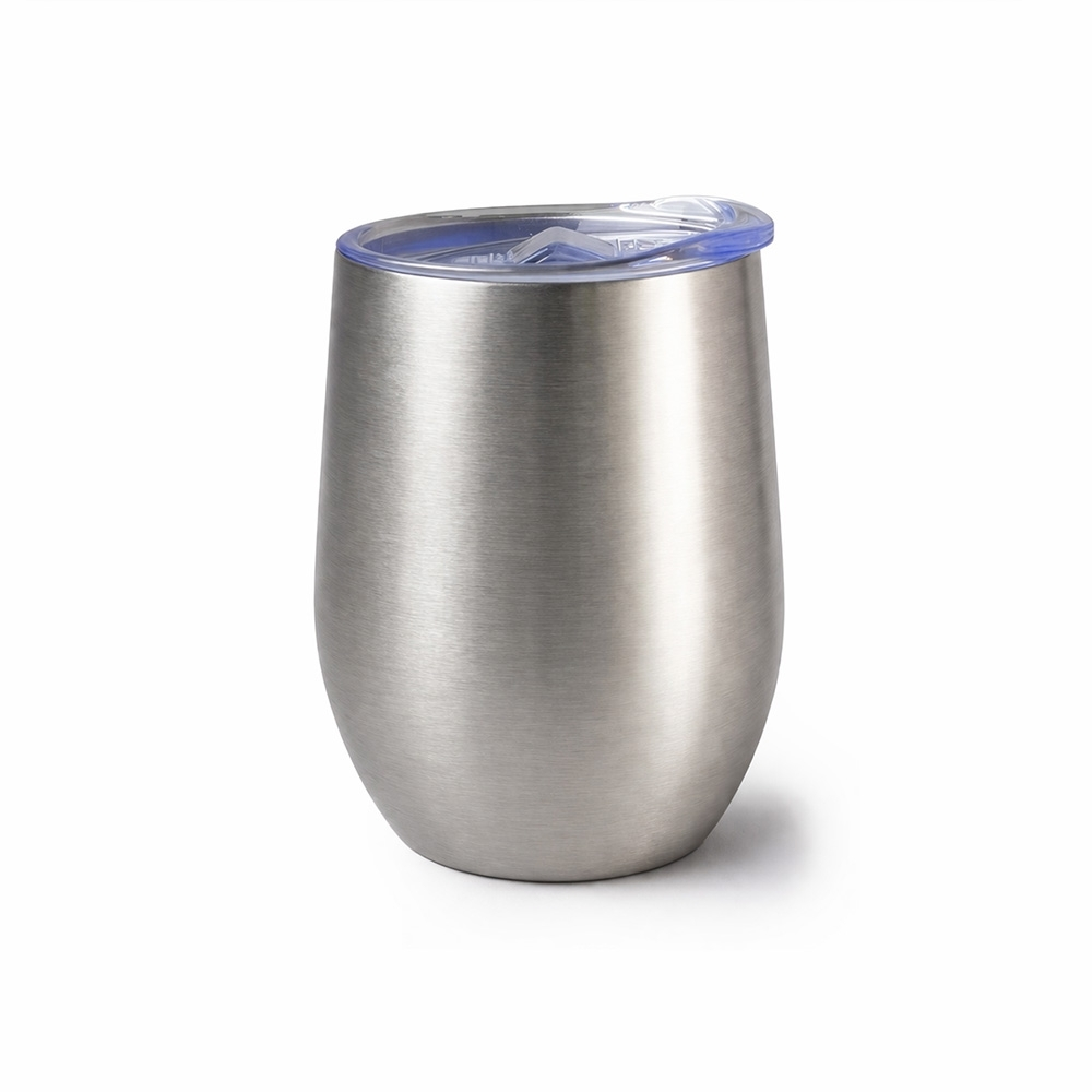 Copo térmico inox 320 ml SKU 14726B Inox com tampa