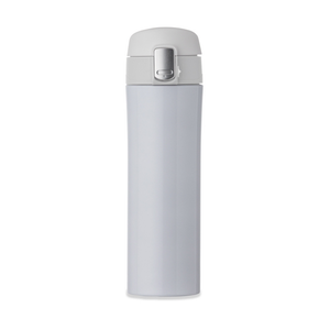 Garrafa térmica 450ml, Branco, sem personalização.
