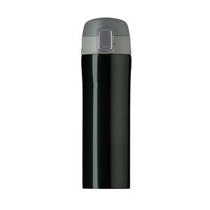 Garrafa térmica 450ml, Verde-escuro, sem personalização.