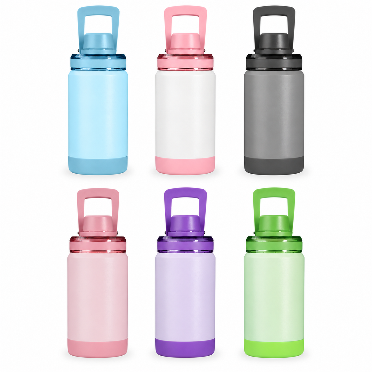 Garrafa térmica 400ml SKU 09181: cores disponíveis.