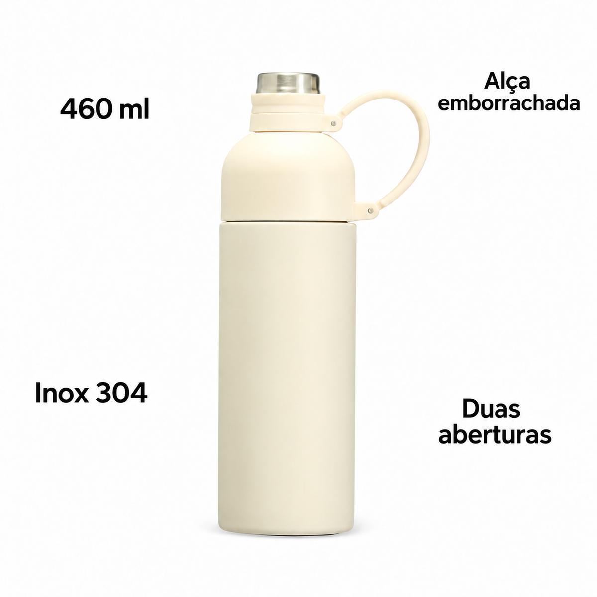 Garrafa térmica 460ml SKU 18906: características do produto.