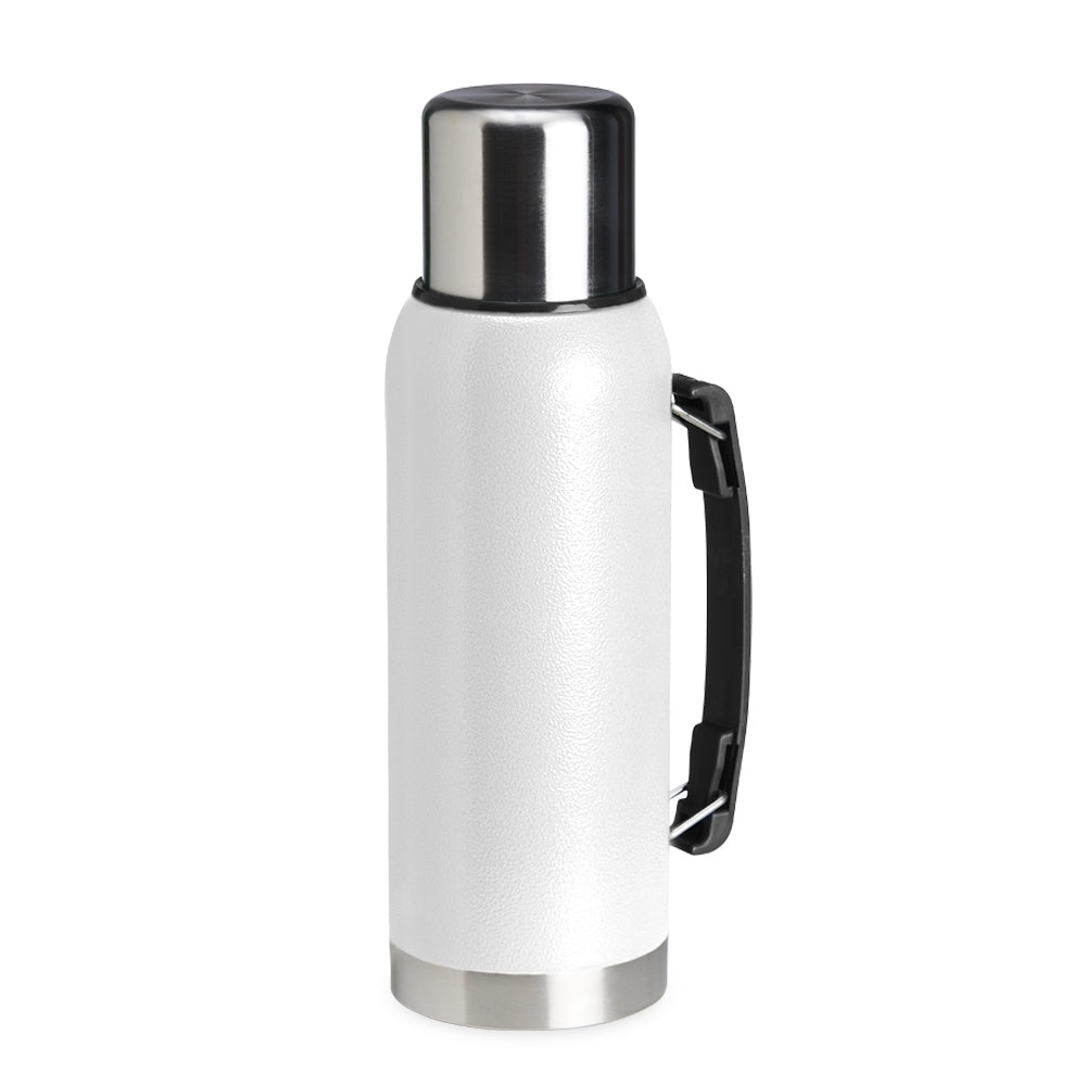 Garrafa Térmica 1L Personalizada SKU 18678 — Branco