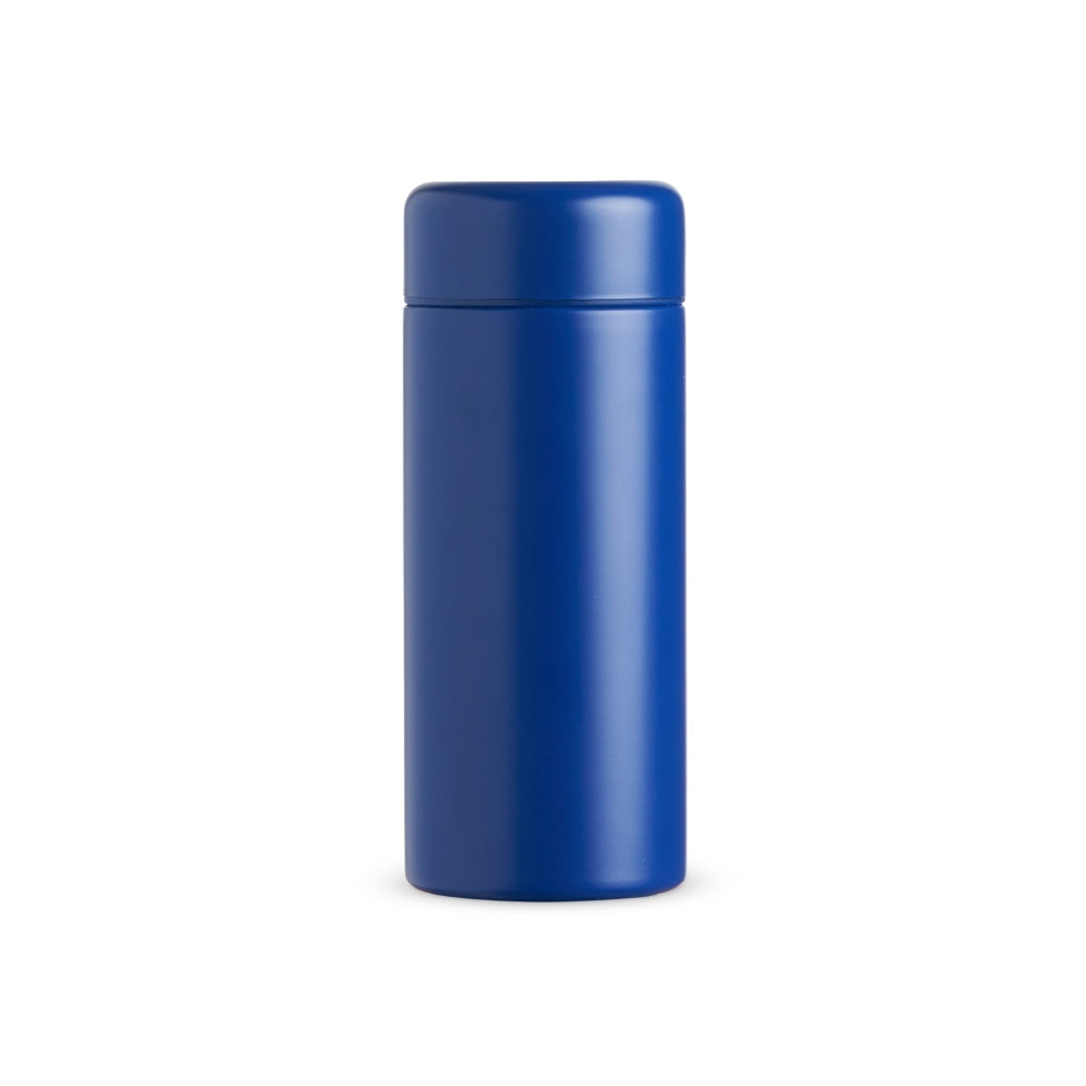 Garrafa térmica 200ml Azul Escuro sem personalização.