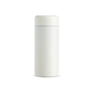Garrafa térmica 200ml Branco sem personalização.