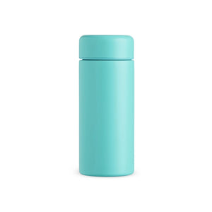 Garrafa térmica 200ml Turquesa sem personalização.