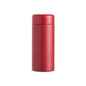 Garrafa térmica 200ml Vermelho sem personalização.