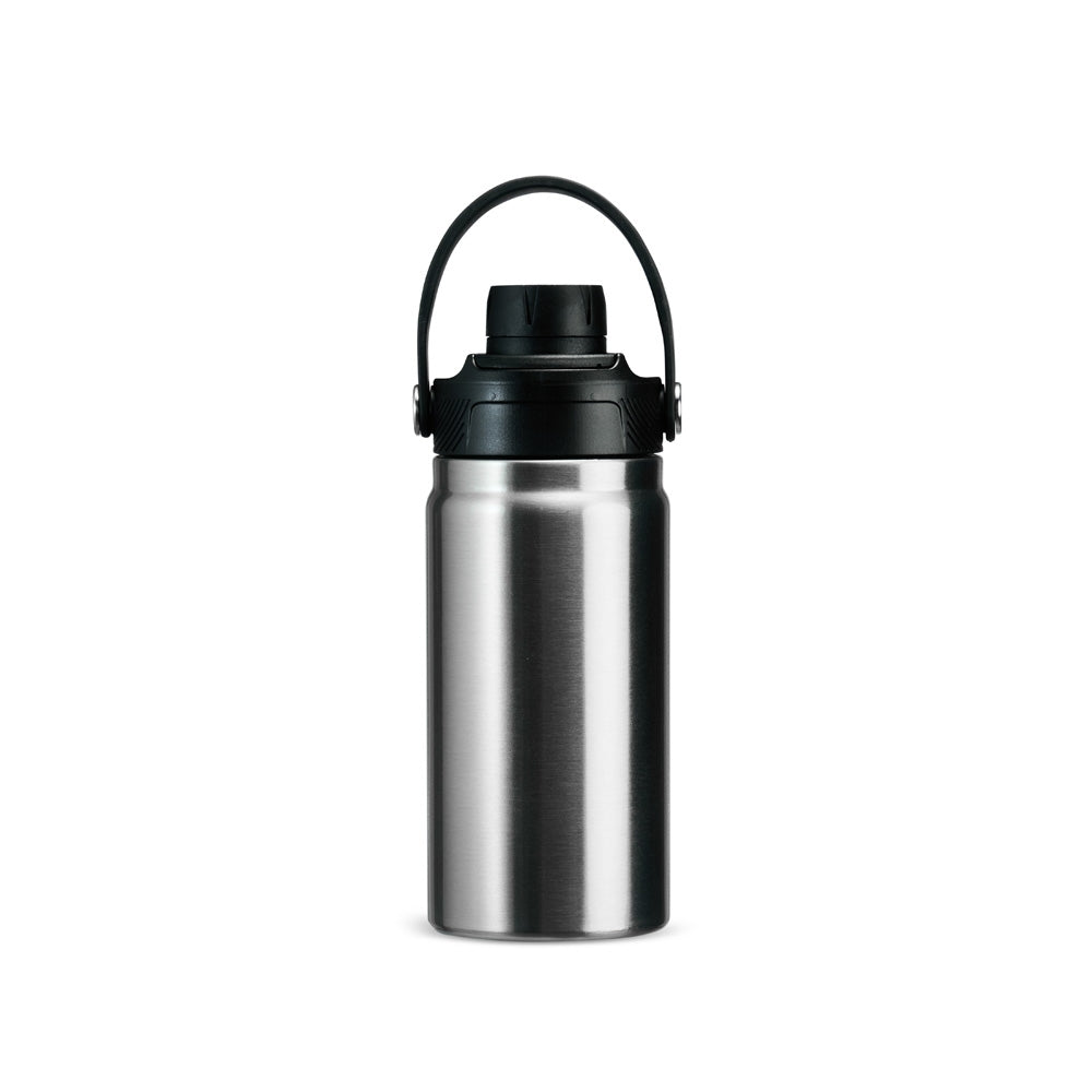Garrafa térmica 400ml Inox sem personalização.