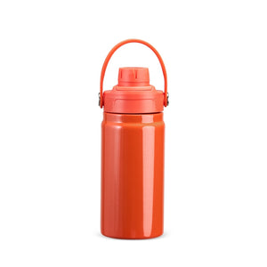 Garrafa térmica 400ml Laranja sem personalização.
