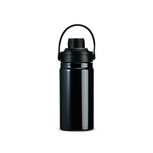 Garrafa térmica 400ml Preto sem personalização.