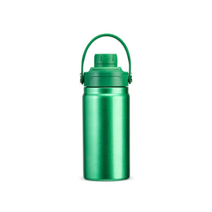Garrafa térmica 400ml Verde sem personalização.