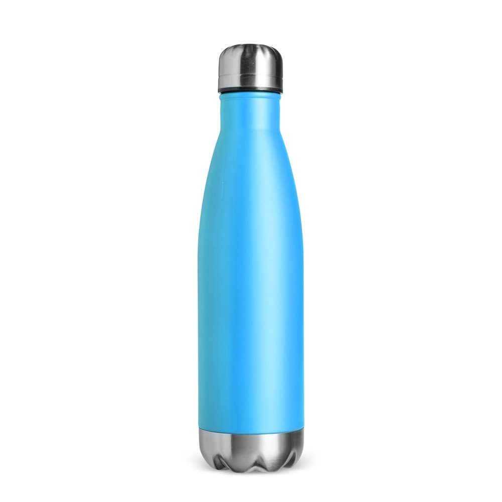 Garrafa térmica 500 ml azul claro sem personalização