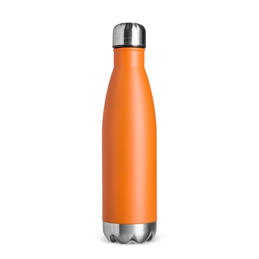 Garrafa térmica 500 ml laranja sem personalização