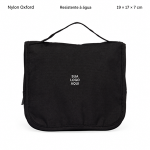 Nécessaire Nylon Oxford com Gancho Personalizada — SKU 18506 — detalhes do produto