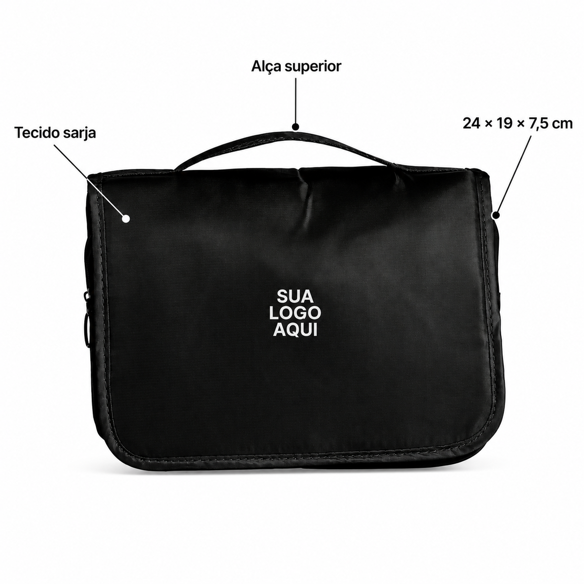 Nécessaire Sarja Travel Personalizada — SKU 18508 — detalhes do produto