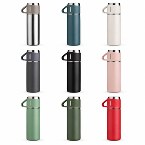 Garrafa Térmica Inox 450ml SKU 18639 — Nove cores disponíveis