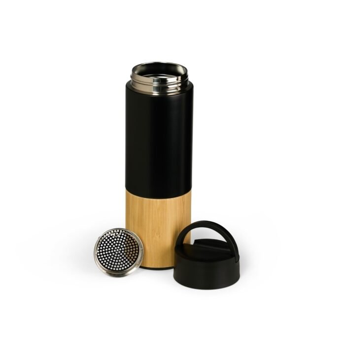 Garrafa Térmica Bambu com Infusor 420ml - Image 3