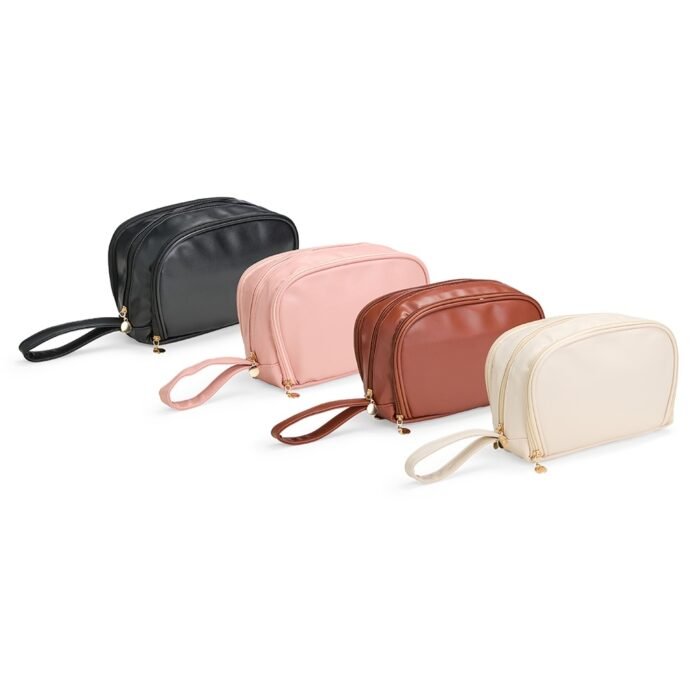 Nécessaire de Couro Sintético resistente à água Personalizado - Imagem 4